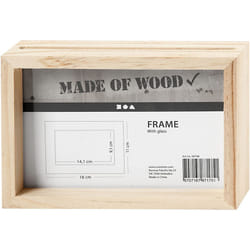 Creativ Company 56748 cadre photos Cadre pour une seule photo Transparent, Bois