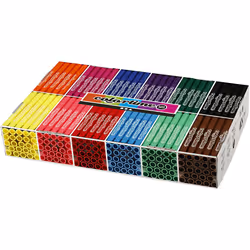 Creativ Company 37345, Noir, Bleu, Marron, Vert, Rouge, Violet, Jaune