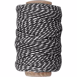 Creativ Company 50346, Artisanat, Noir, Blanc, Coton, 50 m