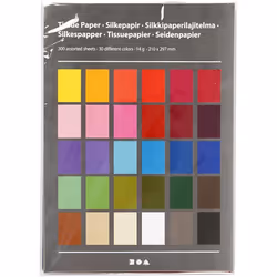 Creativ Company 20914 papier crêpon Couleurs assorties