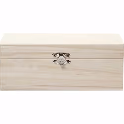 Creativ Company 574950, Boîte de rangement, Bois, Rectangulaire, Bois, Motif, Bois