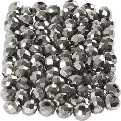 Creativ Company 61678 perle Perle ronde Verre Gris 100 pièce(s)