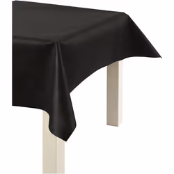 Creativ Company 594002, Rectangulaire, Noir, Polypropylène (PP), Nappe de table, 125 x 1000 cm