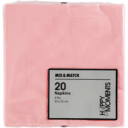 Creativ Company 599017 serviette 20 pièce(s) Rose