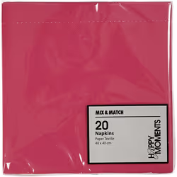 Creativ Company 598009 serviette 20 pièce(s) Rose Textile