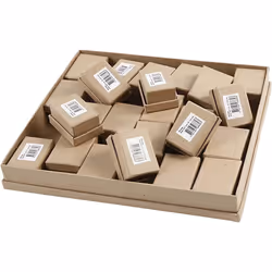 Creativ Company 26489 Boîte de rangement Rectangulaire Papier Naturel