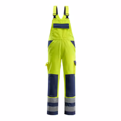 MASCOT 07169-470-171, Combinaison, unisexe, Marine, Jaune, Oeko-Tex® Standard 100 EN ISO 20471 - class 2 Hi-Vis Group Y, Coto ...