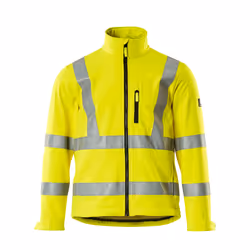 MASCOT 08005-159-17, Veste, unisexe, Jaune, XL, Oeko-Tex® Standard 100 EN ISO 20471 - class 3 Hi-Vis Group A, Polyester