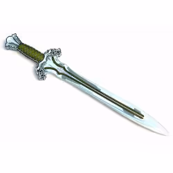 ASA Toys EPEE DRAGON, Mâle, 3 an(s), 6 an(s), Vinyl, mousse, Argent, Chine