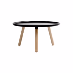 Normann Copenhagen 602115, Table basse, Forme arrondie, 3 pieds, Noir