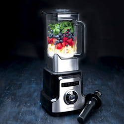 GASTRONOMA 18180001 blender 3 L Mélangeur de table 2000 W Noir, Acier inoxydable