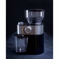 GASTRONOMA 18120001 appareil à moudre le café 200 W Noir, Argent, Transparent