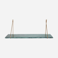 House Doctor 209780902 étagères Support de fixation Marbre Vert, Couleur marbre