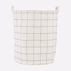 House Doctor 205720421, Rond, Coton, Polyester, Rayon, Noir, Blanc, 400 mm, 500 mm