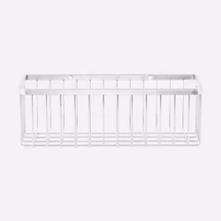 House Doctor 209830300, Acier inoxydable, Argent, Mural, Panier pour douche, 1 pièce(s), 2 crochet(s)