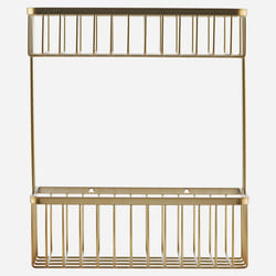 House Doctor 209830321 panier et rangement de douche Acier inoxydable Mural Panier pour douche