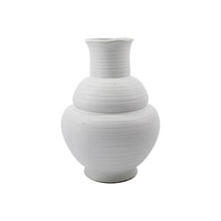House Doctor Liva vase Autres Grès Blanc
