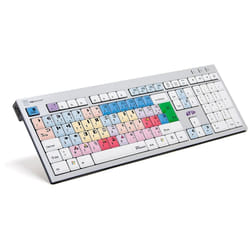 Logickeyboard LKB-NEWSC-AJPU-FR clavier USB AZERTY Français Argent