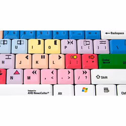 Logickeyboard LKB-NEWSC-AJPU-FR clavier USB AZERTY Français Argent