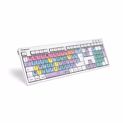 Logickeyboard LKB-FCPX10-CWMU-UK, Taille réelle (100 %), Avec fil, USB, Clavier mécanique, QWERTY, Multicolore