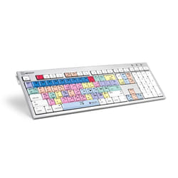 Logickeyboard LKB-PPROCC-CWMU-FR clavier USB AZERTY Français Blanc