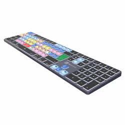 Logickeyboard LKB-MCOM4-TM-UK clavier Bureau Bluetooth QWERTY Anglais Gris, Titane - Vue supplémentaire 6