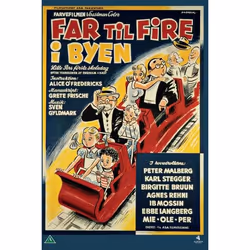 Nordisk Film Far til fire i byen, Film, DVD, Danois, Adultes et enfants, Famille, 95 min