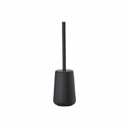 Zone Denmark 330162, Support et brosse pour toilettes, Noir, Grès, Nova One, 370 mm, 10,3 cm