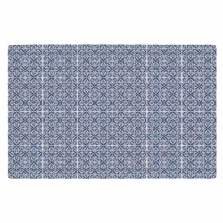 KJ Collection 261204, Rectangle, Bleu, Motif, Polypropylène (PP), 285 mm, 440 mm