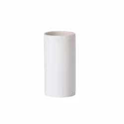 Zone Denmark Solo, Blanc, Monochromatique, Mat, Porcelaine, Unique, Ensemble d'accessoires pour salle de bain