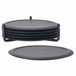 Zone Denmark 372055, Rond, Métal, Silicone, Noir, Monochromatique, 10 cm, 3,1 cm