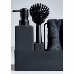 Zone Denmark 381095, Ensemble lave-vaisselle, Flacon pompe, Noir, Noir, Vitrocéramique, 60 mm