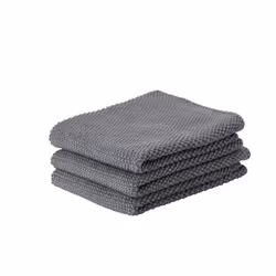 Zone Denmark 381090, Gris, 27 x 27 cm, Monochromatique, Coton, 3 pièce(s)