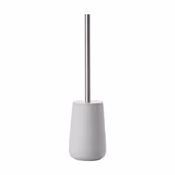 Zone Denmark Nova, Support et brosse pour toilettes, Gris, Argent, Porcelaine, Acier inoxydable, Nova, 370 mm