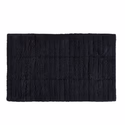 Zone Denmark 331847, Noir, Monochromatique, Rectangulaire, Coton, 40 °C, 50 x 80 cm