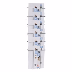 Twinco Twin Agenda Literature Holder, A4, Argent, 235 mm, 780 mm, 7,5 cm