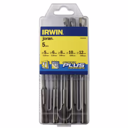 IRWIN 10502089, Marteau perforateur, Ensemble de forets, Douille SDS-plus, 5 pièce(s)