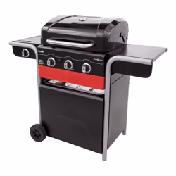 Char-Broil GAS2COAL 330 Grill Ensemble de cuisson Charbon + gaz naturel Noir, Rouge, Acier inoxydable