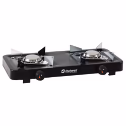 Outwell Appetizer 2 burner, 3000 W, 218 g/h, Acier inoxydable, Noir, 445 mm, 225 mm