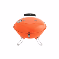 Easy Camp Adventure, Grill, Charbon de bois (combustible), Baril, Grille, Orange, Rond