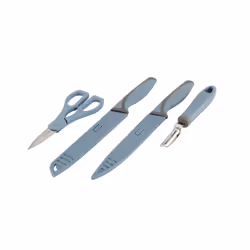 Outwell Chena, Jeu de couteaux, Acier inoxydable, Polypropylène, Bleu, Bleu, 20 cm
