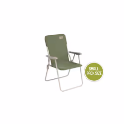 Outwell Blackpool, 120 kg, Chaise de camping, 2 pieds, 3,3 kg, PVC, Polyester, Textile, Vert
