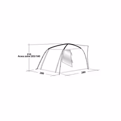 Easy Camp Fairfields Verrière Vert, Blanc - Vue supplémentaire 10