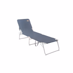 Outwell Tenby, 120 kg, Chaise longue de camping, 3 pieds, 6 kg, Polyester, Acier, Bleu