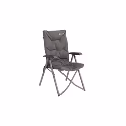 Outwell Yellowstone Lake, 120 kg, Chaise de camping, 4 pieds, 6,2 kg, Aluminium, Polyester, Gris