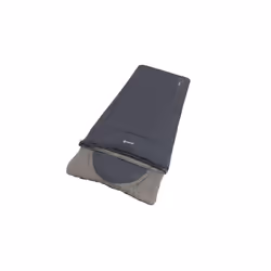 Outwell Contour Lux Adulte Sac de couchage rectangulaire Microfibre, Polyester Bleu