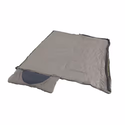 Outwell Contour Lux Adulte Sac de couchage rectangulaire Microfibre, Polyester Bleu