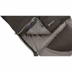 Outwell Contour Adulte Sac de couchage rectangulaire Polyester Noir