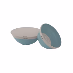 Outwell 651083, Bleu, Gris, Élastomère thermoplastique (TPE), 2 bols, 3,5 L, 870 g, 65 mm
