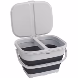 Cette corbeille de recyclage pliable Shadow de la marque Outwell est exceptionnellement polyvalente. Elle permet d'économiser ...